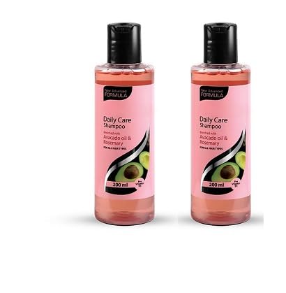 Assuree Daily Care Shampoo with Avocado Oil and Rosemary Extract for Natural Moisture Management, 200ML(Pack of 2)-image-16