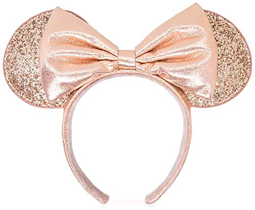 Disney Parks Exclusive - Minnie Mickey Ears Headband - Briar Rose Gold