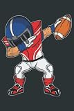 Dabbing Football Player American Football Season Dab Dance: JOURNAL 6X9 120P