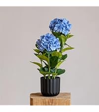 Amazon.com: Avoeco Large Faux Hydrangea Tree in Pot