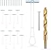 1/4”-20 Quick Easy Heavy Duty Toggle Anchors with Bolts - Hollow Wall Anchors with Steel Wings, Adjustable Up to 2 1/2" Thick Wall, Holds Up to 1080 Lbs, Heavy Duty Drill Bit Included (12 Pack)