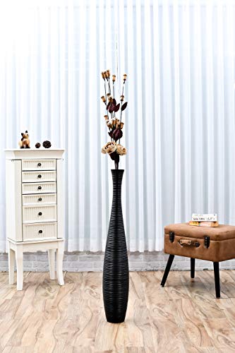 Image of Leewadee Decorative Flowers - Colored Flower Stems for Vases, Loose and Dried Branches with Flowers for Decoration, 34 inches, Ecru
