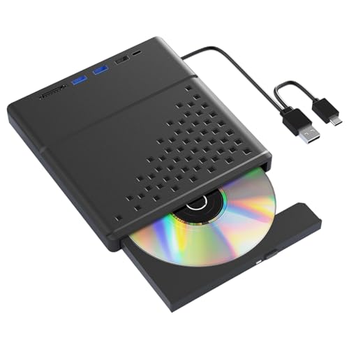 Unidad externa USB 3.0 y Type C para DVDs y VCD, portátil miniatura 6