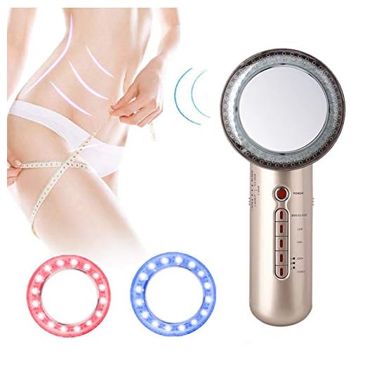 Fett-nedbrytningsmaskin, mag-viktminskning-fett-nedbrytning-massager ultraljud-EMS LED jon uppstramande formningsenhet, metall, 220 V