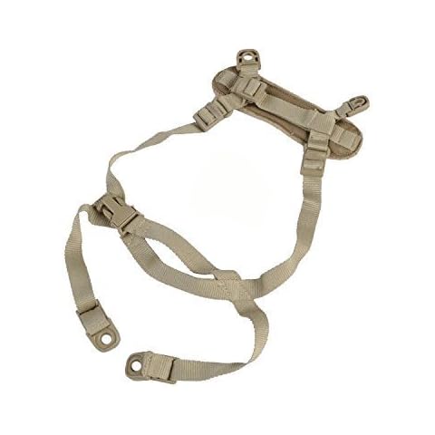 DLP Tactical H-Nape Suspension System Compatible with ACH/MICH/Fast/Crye AirFrame and Similar Combat Helmet (Tan) Cover