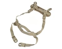 H-Nape Helmet Suspension System – Fits ACH MICH Fast Crye AirFrame – Adjustable Straps with Suede Chin Cup and Nape Pad – Easy Install No Mods Needed
