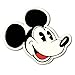 Logoshirt Aimant de réfrigérateur Mickey Mouse Classique - Aimant de frigo Disney - Magnet Mickey Mouse Classic - en Forme - Design Original sous Licence