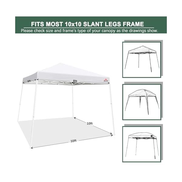 Burgundy sunwall for 10×10 slant leg pop up canopy3 pack sidewalls only  urban country home decor