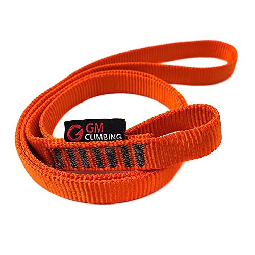 Gm Climbing Pack Of 3 16Mm Nylon Sling Runner 120Cm / 48Inch (Fluorescent Orange) #TOP6