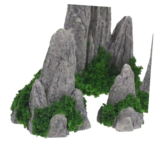 CAXUSD 8 x Fairy Garden Rock Garden Sculpture Figure Terrarium Mountain Statue Zen Decoration Micro Landscape Rock Bonsai Mountain Figure Zen Mini - Image 3
