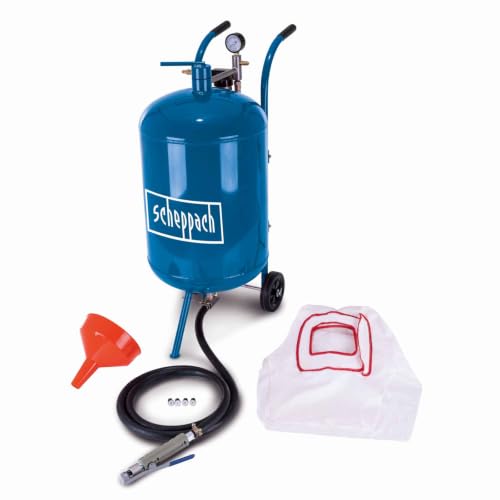 Scheppach Sableuse mobile SBT-80-8,6 bar - cuve 63L - accessoires inclus