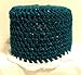 Toilet Paper Cover Sparkle Blue White Shell Round Handmade Crochet