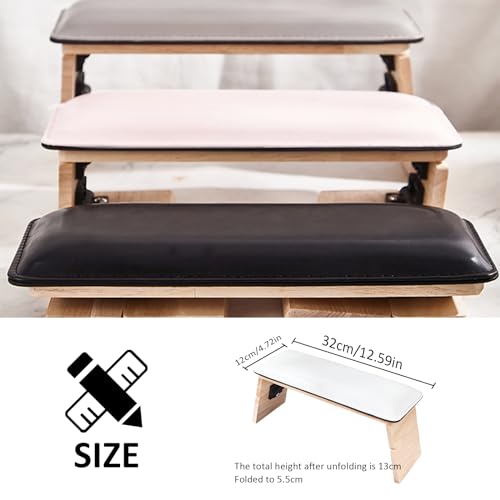 Accoudoir manucure en cuir microfibre confortable pour pose d'ongles longue durée - 3