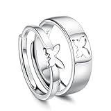 anillo mariposa oro ♥Anillos pareja para mujer hombre♥ Un pedido incluye anillo parejas novios, hay anillo mariposa y estilos de anillo corazon para elegir. Diferentes estilos y colores se adaptan a todo tipo de demandas. Regalos perfectos para el día de San Valentín, aniversario, boda, etc