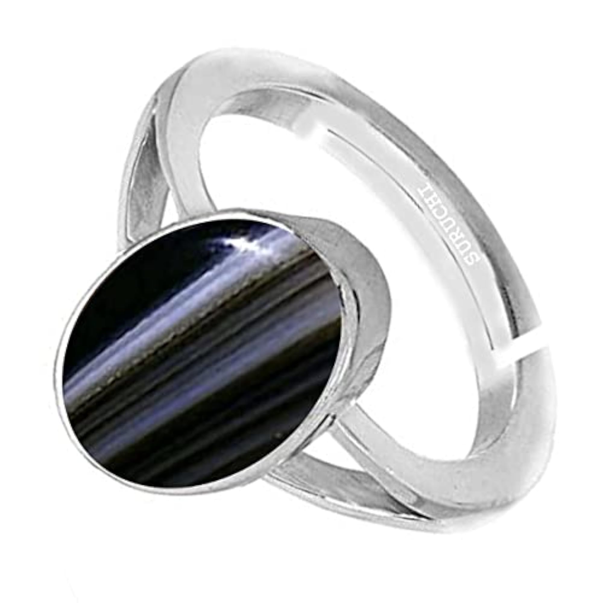 Women's Sulemani Hakik 925 Sterling Silver Adjustable Ring, Astrological Gemstone