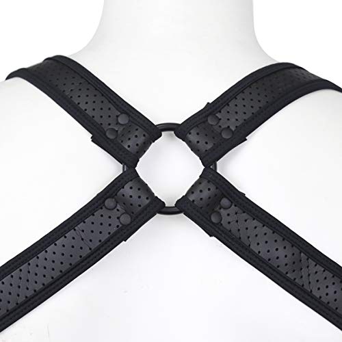 ARTIBETTER 1 Conjunto Punk Cinto de Arnês Corporal Acessórios Corporais de Couro Roupas de Cosplay p