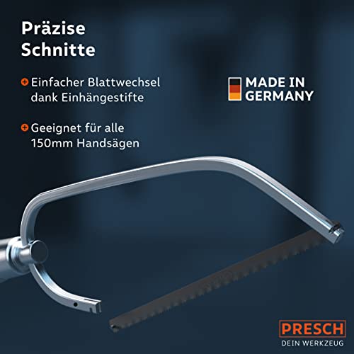 Presch Holzsägeblatt Set PUK 150mm 10 Stk. - Original PUK Sägeblätter für Handsägen - Bügelsägeblatt Holz 150mm für Weich-, Hart- und Profilhölzer, Hartfaserplatten, Pappe