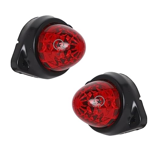 Feu de poulet rouge LED étanche 24V haute visibilité pour semi-camion