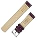 BARTON WATCH BANDS, 23mm Merlot - Alligator Grain - Quick Release Leather Watch Bands
