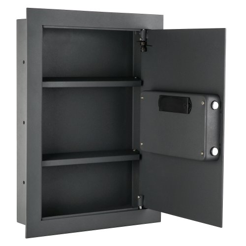 image for Paragon Lock & Safe In-Wall Safe with Electronic Keypad and 2 Manual O