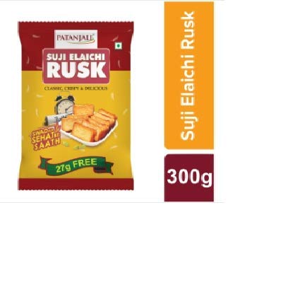 Patanjali Suji Elaichi Rusk 300gm - Pack of 2 (B07YF261MF) Amazon Price History, Amazon Price Tracker
