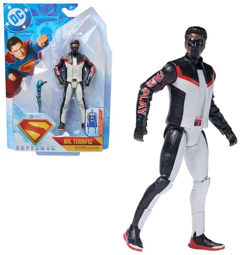 Image of DC Comics SUPERMAN Mr Terrific Action Figure, 6-Inch