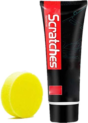 Nettoyeur de rayures pour dessus de cuisinière, multifonction pour plaque de cuisson, vitrocéramique, réparation des rayures de peinture de voiture, 100 ml, avec éponge