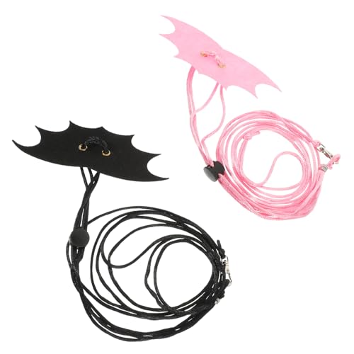 SUPVOX 2 Sets Sturdy Lizard Traction Rope for Reptiles Outdoor Harness for Green Iguanas Small Durable Long for Enhanced Activity Range