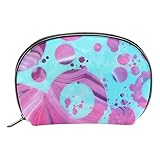 Große Öffnung und Kapazität – ein Hauptfach + 5 kleine Taschen für den täglichen Bedarf, Kosmetika, Schlüssel, Kleingeld usw. Sie können schnell die benötigten Gegenstände überprüfen und auswählen, bequem und schnell