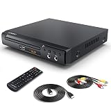 ▶ MULTI-REGIÓN GRTIS DVDs : solución MTK + lente Sanyo (estable), 1/2/3/4/5/6 libre de múltiples regiones y 7 menús de idioma OSD para usar en todo el mundo.(*Nota: no es un reproductor de DVD Blu-ray. )
