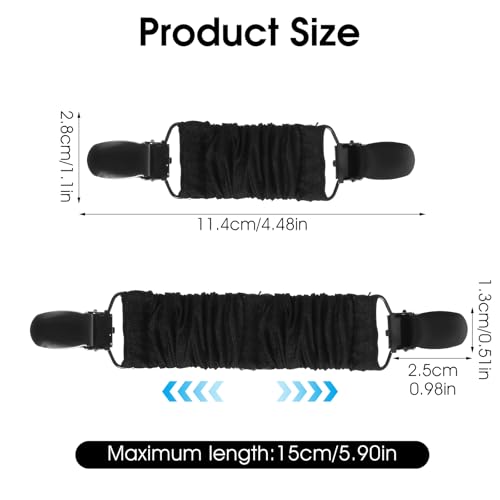 Image of JIEYAO 2Pcs Dress Clips Back Cinch,Sweater Clip for Women Waist Cincher Clip Retro Cardigan Collar Clips for Tightening Cloth