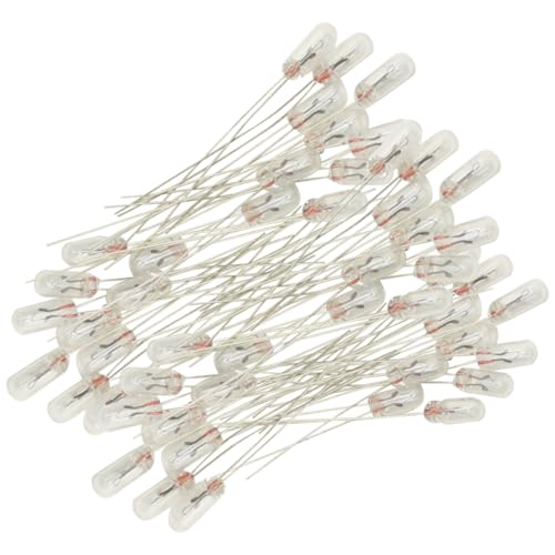 GODIYMODULES 20 Pcs for Miniature lamp 3mm 12V Indicator Bulb Bombilla Incandescent Filament,3mm Halogen Bulb