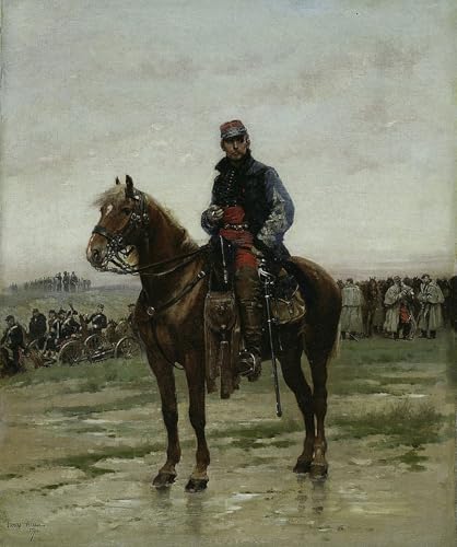 Impression d'affiches Jean Baptiste Edouard Detaille sur toile portrait d'art