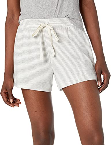Image of Amazon Essentials Women's Lightweight Breathable Lounge Terry Pajama Shorts with Elastic Waist, Drawstring