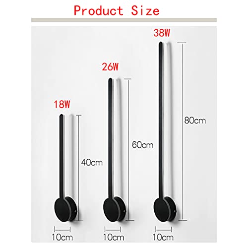 Barra Lámpara de Pared Pasillo Escalera Apliques de Pared Interior LED Regulable 5