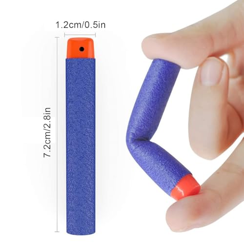 Darts Pfeile Nerf, Foam Darts, Schaumstoff Darts, 150PCS Dart Nachfüllpack Darts Bullets Schaumstoffpfeile Nachfüll Bullets für Nerf N-Strike Elite Blasters Spielzeugpistole