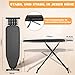 Deluxe Klappbares Bügelbrett VIOFOTT, Ironing Board,höhenverstellbar 65-95cm,Für meisten Dampfbügelstationen geeignet ist,größe 120x 34 cm