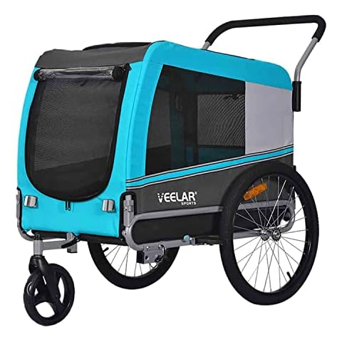 Large Pet Bike Trailer & Stroller for Dogs Cover