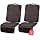 Kaiphy Car Seat Protector with Thick Padding + XL Large Car Seat Cover for Child Car seat, Eco Friendly Waterproof & Durable Fabric + 2 Storage Pockets Protect Fabric or Leather Seats 2Pack (Brown)