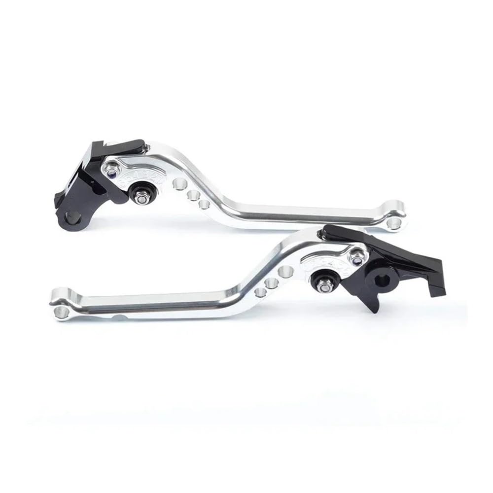 Vghkdfcfh 147Mm Silver Motorcycle Clutch Lever For Ho&Nda Vtx1300 2003-2008 Short/Long Cnc Motorcycle Adjusting Clutch Brake Levers Set