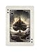 Albino Dragon Kingdoms of a New World Playing Cards - Red