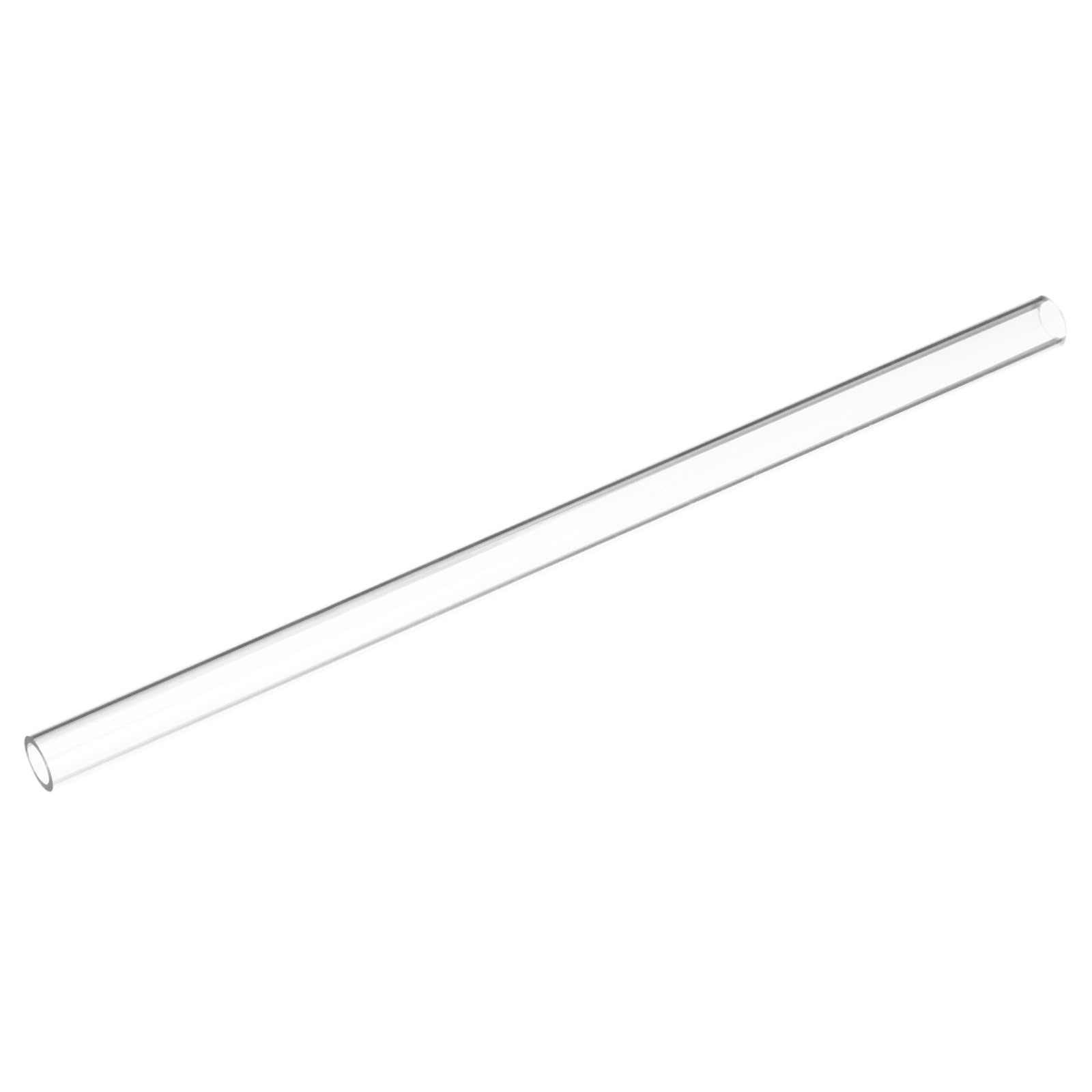 uxcell 2pcs Clear Rigid Tubing Pipe 11mm ID x 15mm OD 1Ft(305mm) Round Plastic Polycarbonate Tube