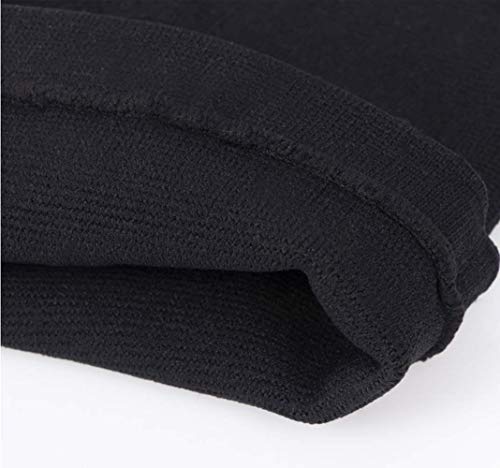 Image of JUMISEE (One Pair) Cotton Knee Sleeves for Knee Support, Circulation Improvement & Pain Relief,Sport Compression for Running, Pain Management, Arthritis Pain Women Men (Black, Small)