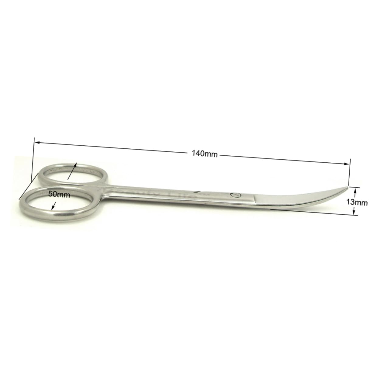 Beatifufu Precision Cutting Eyebrow Scissors 14cm Stainless Steel for Makeup and Eyelid Tape Easy to Carry