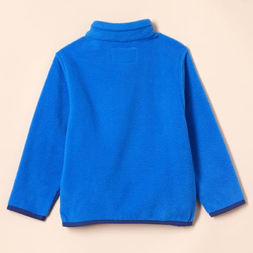 Image of Amazon Essentials Boys and Toddlers' Midweight Polar Fleece Quarter-Zip Pullover Jacket, Long Sleeve