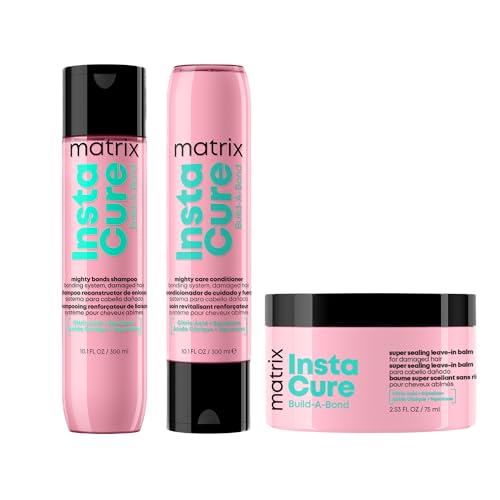 Routine Cheveux Cassants Matrix Shampoing Baume Anti-Rupture