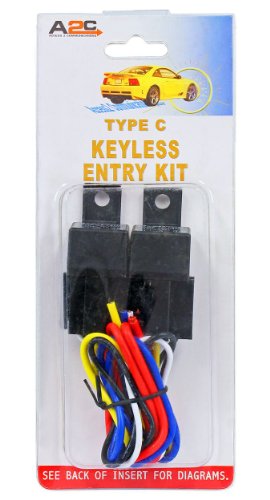 PLESIU Bulldog Security 778-CL Car Type-C (2) Door Lock Installation Relay+Harness