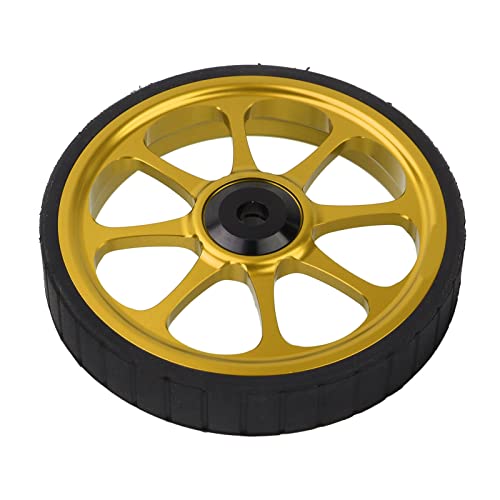 82mm Easy Wheel,Lightweight High Stability Smoother Rolling Easywheel for Folding Bike(gold) - Image 2