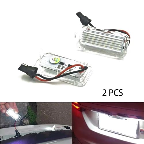 Luz de matrícula LED Ford Ranger Escape Explorer plafón trasero blanco anti error 12V 3