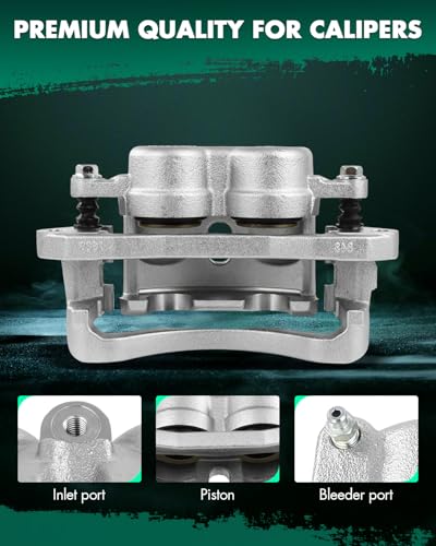 Image of SCITOO 18B4815 Rear Right Disc Brake Caliper w /Bracket Fit For Chev For Silverado 3500 2001-2006,For GMC For Sierra 3500 Classic 2007,For GMC For Sierra 3500 HD 2007-2010, Double Pistons